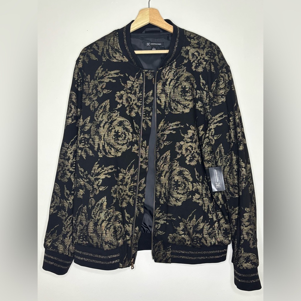 Duran Classic-Fit Floral Jacquard Tracksuit Jacket